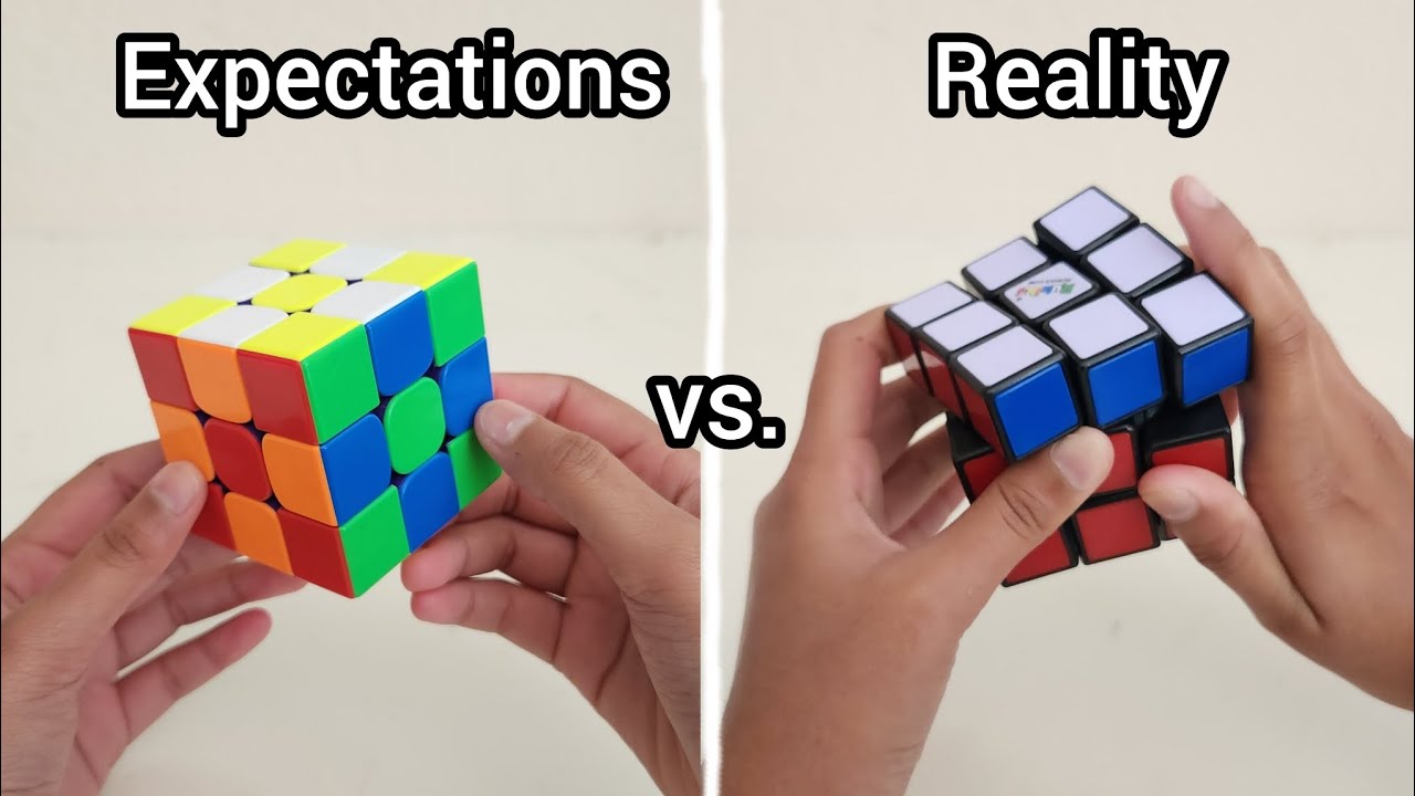 Cubing Expectations vs. Reality - YouTube