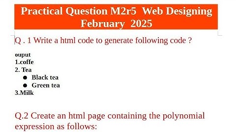 O LEVEL PRACTICAL EXAM |M2R5 PRACTICAL QUESTION 2025|#olevel #olevelpractical #nielit #olevelexam