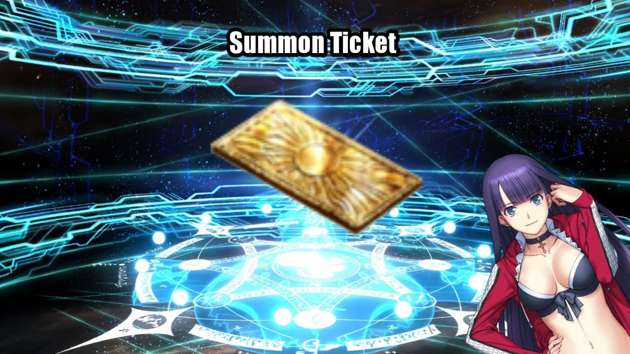 [FGO] Summon ticket is curse! - YouTube
