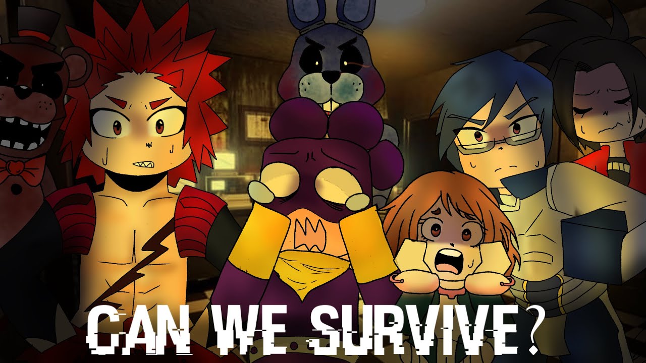 CAN WE SURVIVE FIVE NIGHTS WITH FREDDY? ||MY HERO ACADEMIA VOICE ACTORS PLAY FNAF ETERNAL NIGHTS PT1