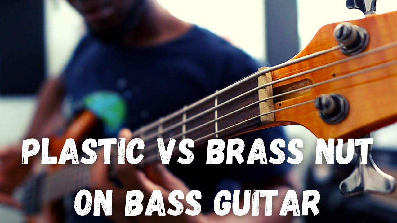 Do NUTS Matter?!?!  Plastic vs Brass Nut Comparison on Bass Guitar 