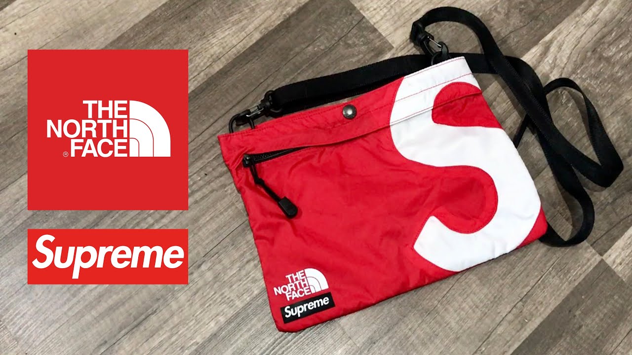 supreme S Logo Shoulder Bag black ノース