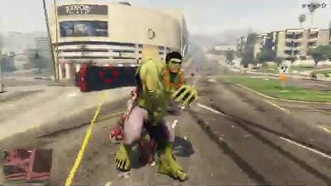 GTA 5 Iron man VS HULK Endgame V2