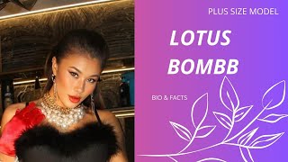 ✅Lotus Bombb. Plus size model. Social media star