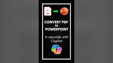 How to Convert a PDF to PowerPoint with Microsoft Copilot