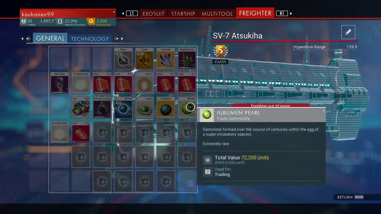 No man's sky lets uprade exosuit storage D YouTube