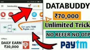 Databuddy new Online script unlimited earning trick || earning guru Kamal