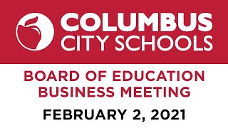 BOE Meeting 2021-02-02