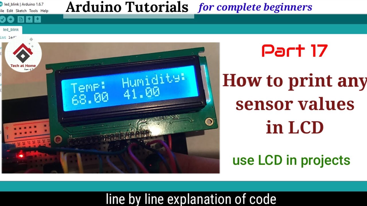 Arduino 17- How to print sensor values in LCD | Temperature values on explained] - YouTube