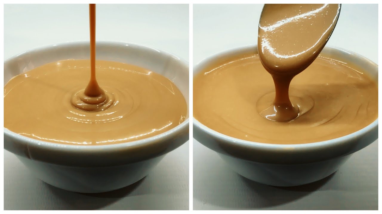 أسرع صوص كراميل وتوفي بالحليب والقشطه يستخدم  لكل الحلويات  | Caramel sauce