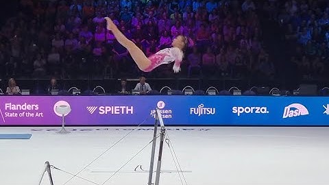 Qiu Qiyuan 🇨🇳 - GOLD 🥇 - 15,100 Uneven Bars - World Championships 2023