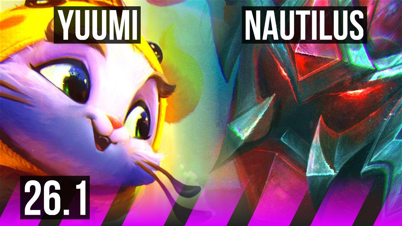 YUUMI & Lucian vs NAUTILUS & Miss Fortune (SUP) | KR Master | 26.1