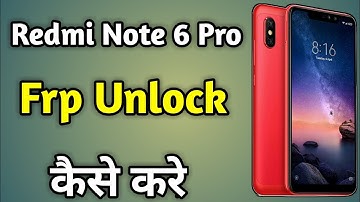 Redmi Note 6 Pro (M1806E7TI) FRP Unlock/ Google Account Bypass 2020 (Without PC)