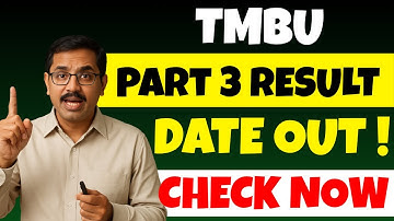 TMBU Part 3 Result 2022-25 🔥 Direct Link, Marksheet Download, Pass Percentage, Latest Update