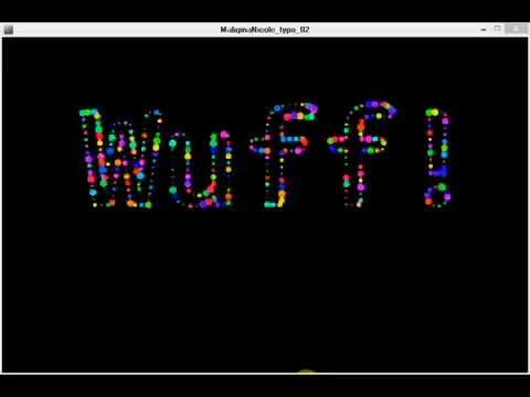 Creative Coding - Experiment mit Typografie 2