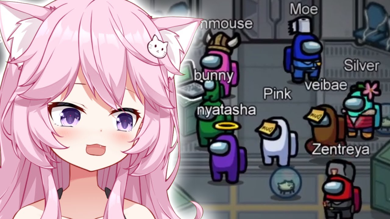 Nyanners Among Us VTuber Collab Stream