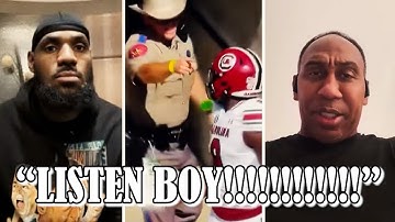 Stephen A, LeBron, Ryan Clark DESTROY Texas A&M Trooper that tried to fight South Carolina Team!