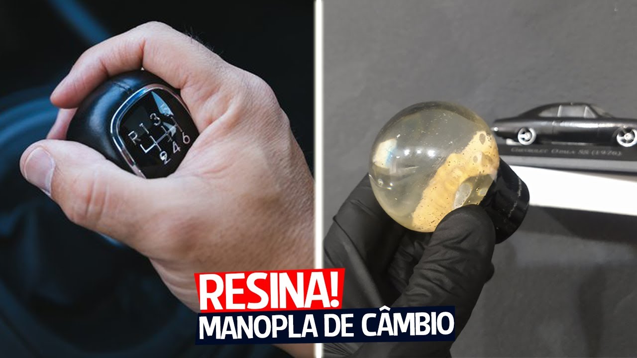 Como fazer uma manopla de câmbio com Resina Epoxi *PROTEÇÃO UV*