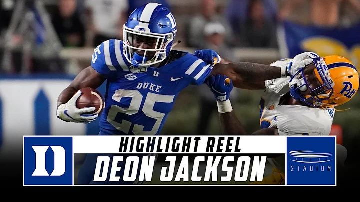 Duke RB Deon Jackson Highlight Reel - 2019 Season ...