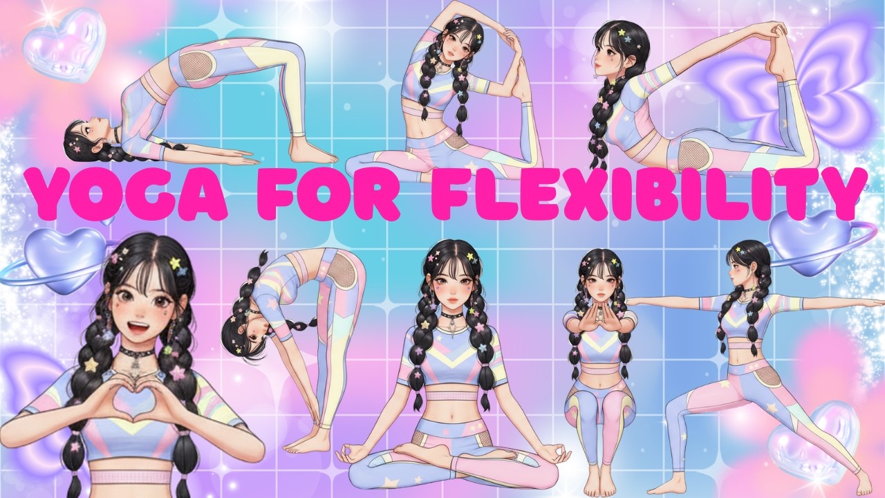 Yoga for Kids | Yoga for Flexibility | Yoga for Children | Yoga Kids Routine | Fun Yoga | Anime Girl
