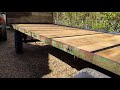 Fw pettit farm trailer shepherds hut base chassis restored