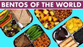 Vegetarian Bento Box Ideas: Around The World Snacks!
