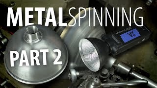 Spinning Metal - Part 2! - GODOX Strobe Reflector Build