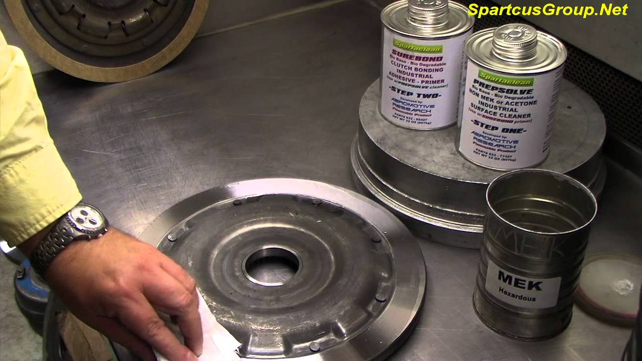 Spartaclean SureBond & PrepSolve Clutch Bonding SHOP DEMO YouTube