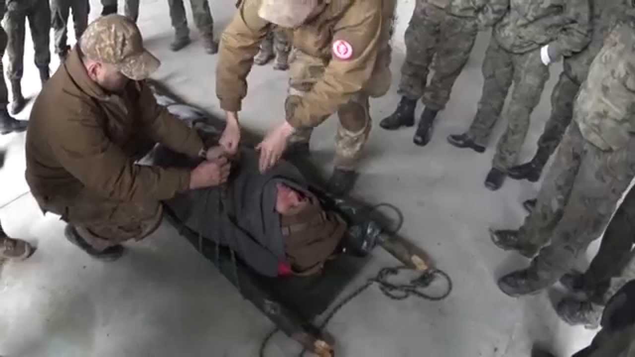 Kurs zimowy snajperów 5 # Zabezpieczenie do ewakuacji