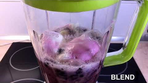 Blackcurrant Banana Healthy Shake | Easy cooking
