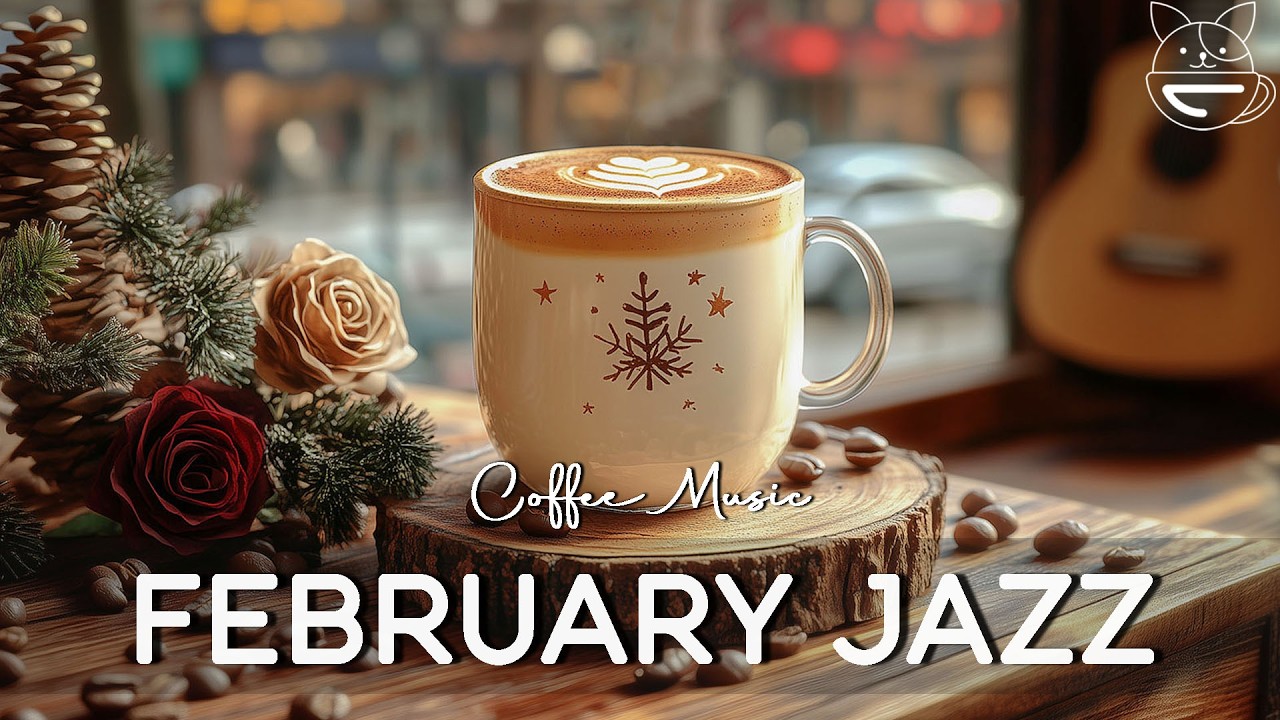 Positive February Jazz | Sweet Winter Jazz & Bossa Nova to Relax, Study and Work