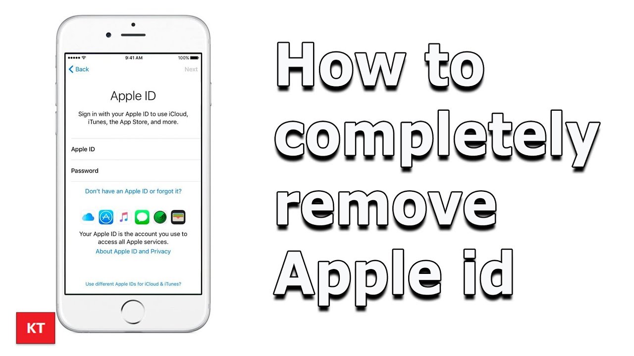 ลบ apple id ใน iphone  Update  How to completely remove apple id from iPhone / iPad (2019)