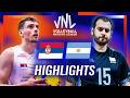 Serbia 🇷🇸 vs. Argentina 🇦🇷 - Highlights | Week 1 | Men's VNL 2026