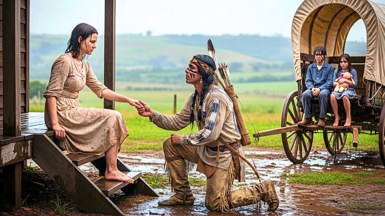 EL APACHE PIDIÓ LA MANO DE UNA EXTRAÑA… NO POR AMOR, SINO PARA DARLES UNA MADRE A SUS HIJAS