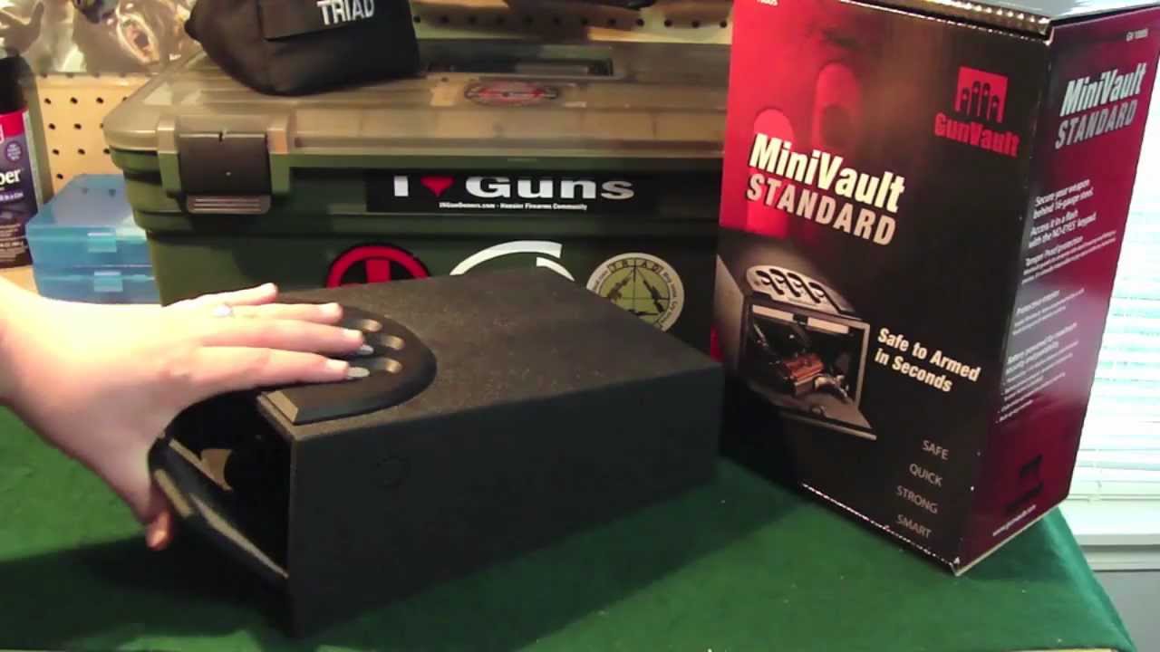 Gun Vault (Mini Vault Standard) Personal Safe! YouTube