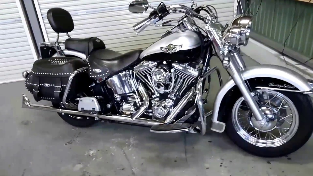 ハーレー　ソフテイル  ツインカム  TC88B  三拍子  ツインテック 左右出しフィッシュ