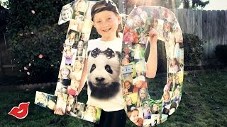 DIY Birthday Photo Memory Number Prop! | Tay from Millennial Moms