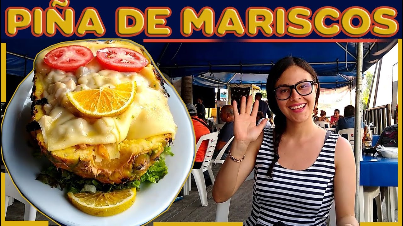 Piña rellena de MARISCOS gratinada FAMOSA Y MUY DELICIOSA - YouTube