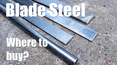 The Best Place To Buy Knife Steel? Tip Of The Day Where to Get Blade Stock Knifemaking Blacksmithing