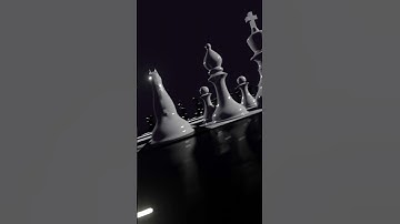 Chess - Animation in blender 3.4 (Eevee) #blender #chess #shorts