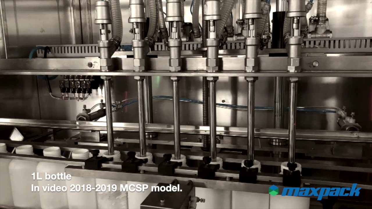 MBL Series - Maxpack MCSP Servo Piston Filler - Liquid / Viscous Application