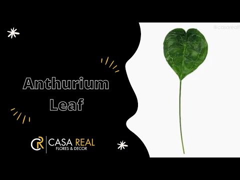 Anthurium Leaf Artificial - Verde (9876)