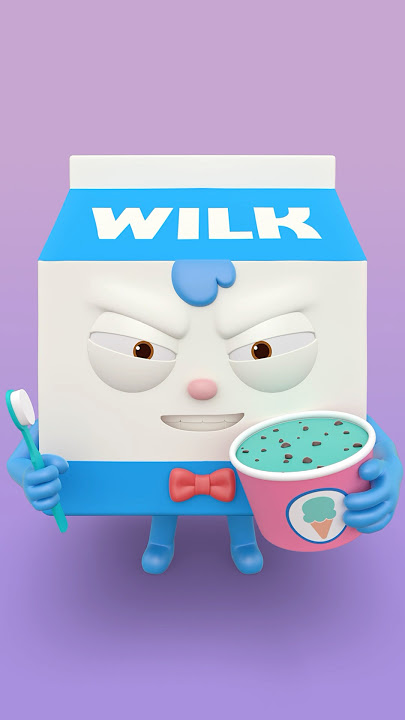 Eat Wilk Mintchoco Icecream🌿🪥 #shorts #shortvideo