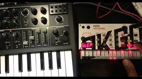 Arturia MicroBrute + Korg Volca Sample synced (Sneaker Pimps - Loretta Young Silks)