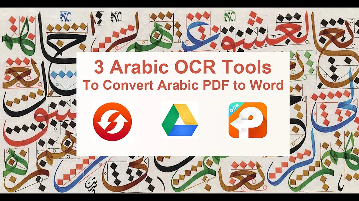 3 Arabic OCR Tools to Convert PDF Arabic to Word (Online Free)