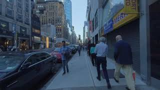 3D VR 180, New York City,  Manhattan, Lexington Ave, 57th to 58th, right side walking tour