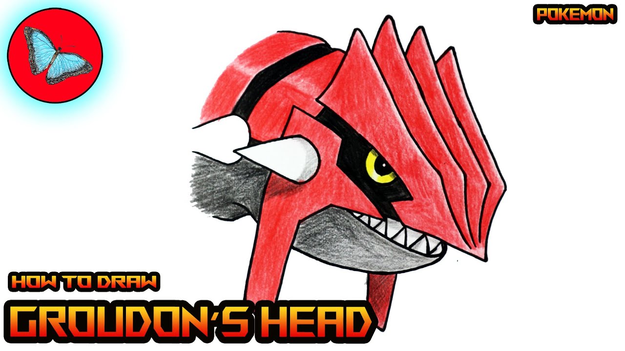 COMO DESENHAR O POKÉMON GROUDON  HOW TO DRAW POKEMON GROUDON 