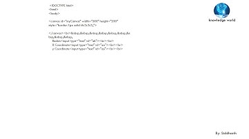 How to draw  circle in JavaScript Canvas