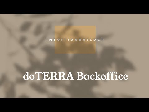 doTERRA Backoffice | Intuitionbuddy