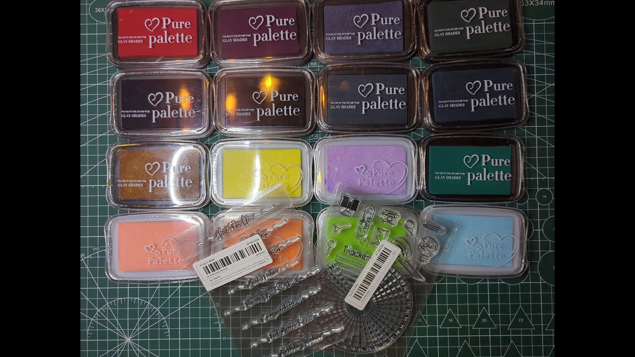 TEST: Pure Palette Stempelkissen und Silikonstempelsets vom TEMU Haul